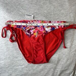 La Vie en Rose Aqua bathing suit bottoms